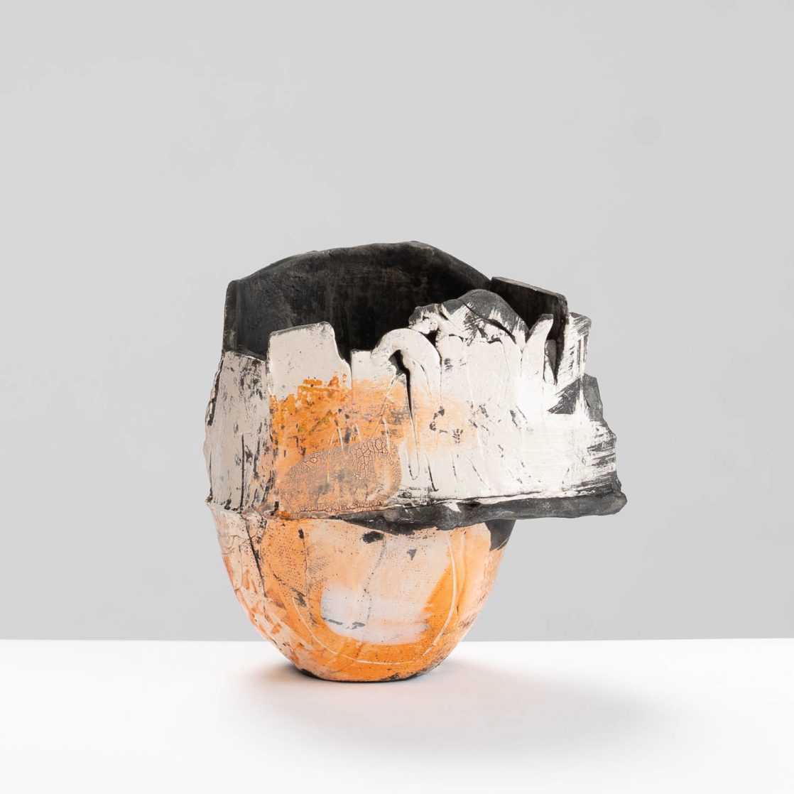 ES582Y47 Small Orange Fragmented Vessel